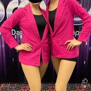 Weissman Pink Dance Costume Blazer